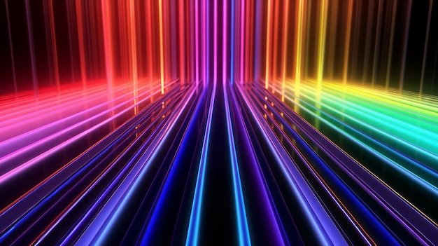 Abstract Neon Lines