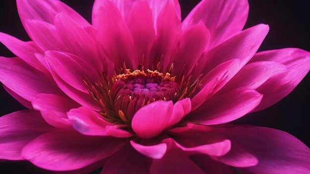 Abstract neon pink flower