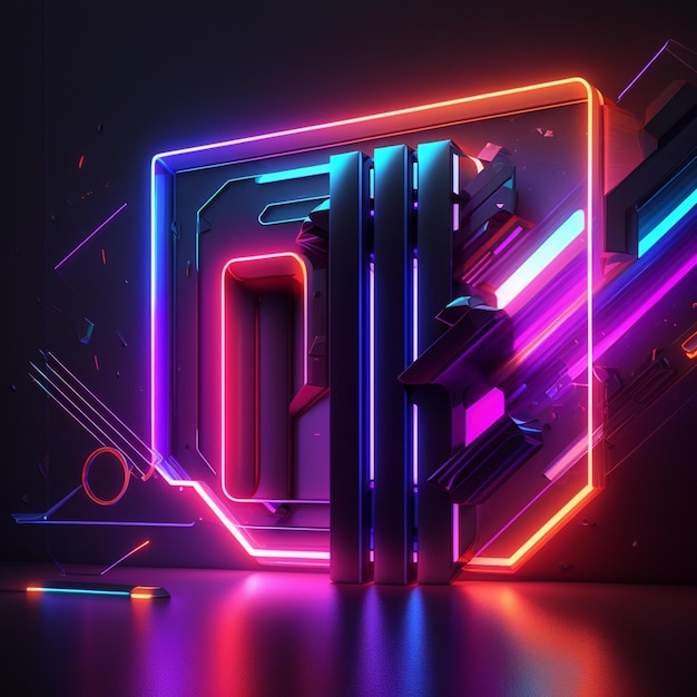 Abstract neon