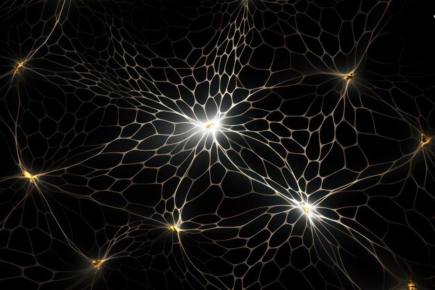 Foto abstract neurale netwerk doolhof patroon generatieve ai