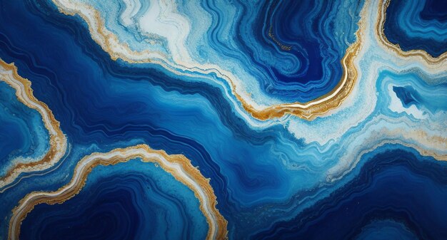 Абстрактный океан ART Natural Luxury Style акварельный фон