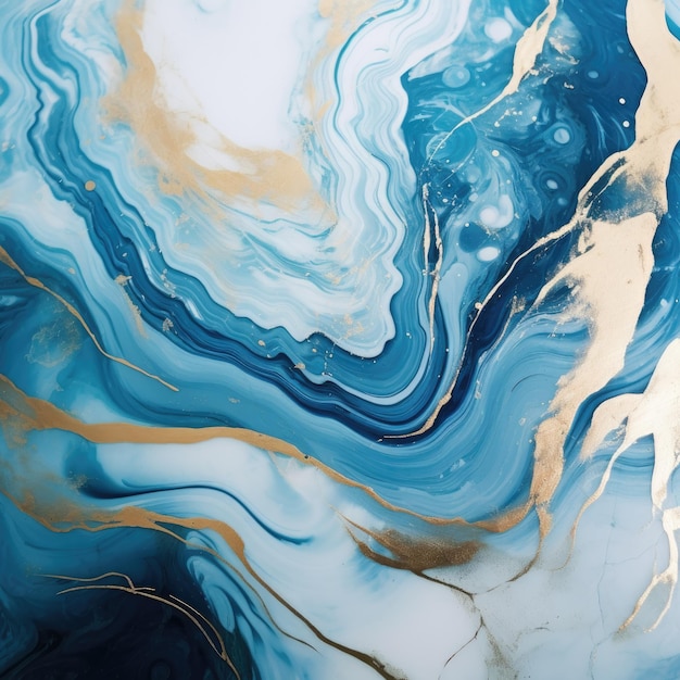 Abstract ocean ART Style incorporates the swirls of marble or the ripples of agate Generative AI