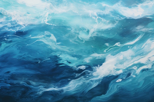 Abstract Ocean Waves Texture