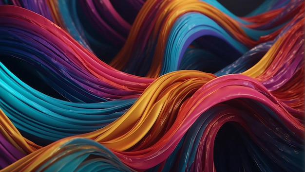 Abstract odern background with colorful dynamic line