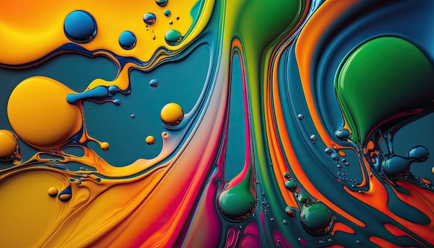 Abstract of oil color colorful background Made by AIArtificial intelligence