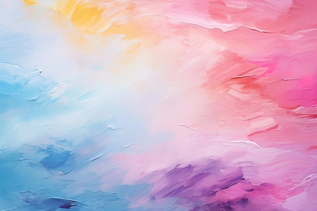 abstract oil paint background pink blue yellow magenta colorus