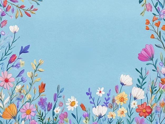 抽象的な油絵 花の壁紙 アート 油絵 背景
