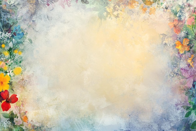 abstract oil painting flowers wallpaper art oil painting background