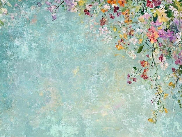 abstract oil painting flowers wallpaper art oil painting background