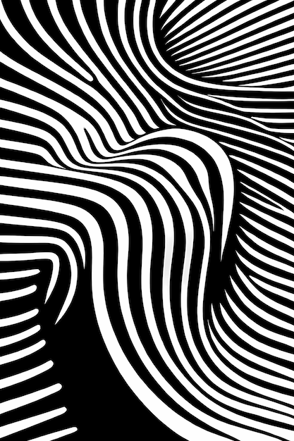 Abstract op art design