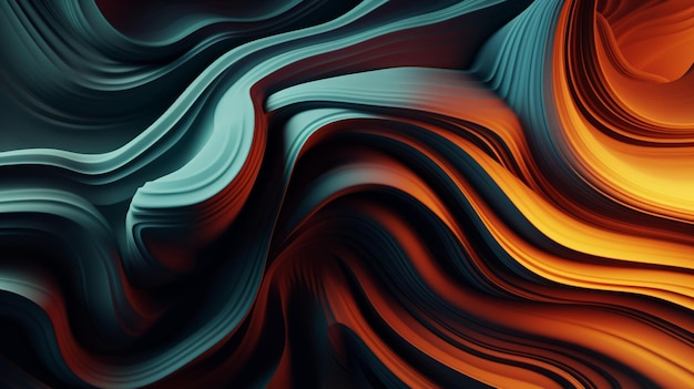 Abstract orange background generative ai