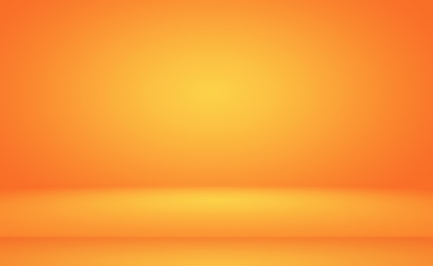 抽象的なオレンジ色の背景レイアウトデザイン、スタジオ、部屋、Webテンプレート、滑らかな円のグラデーションカラーのビジネスレポート。
