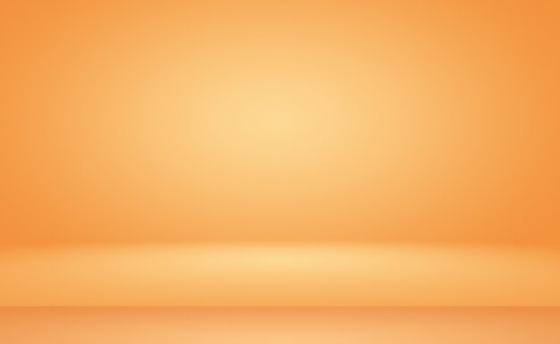 Abstract Orange background layout design,studio,room, web template ,Business report with smooth circle gradient color.