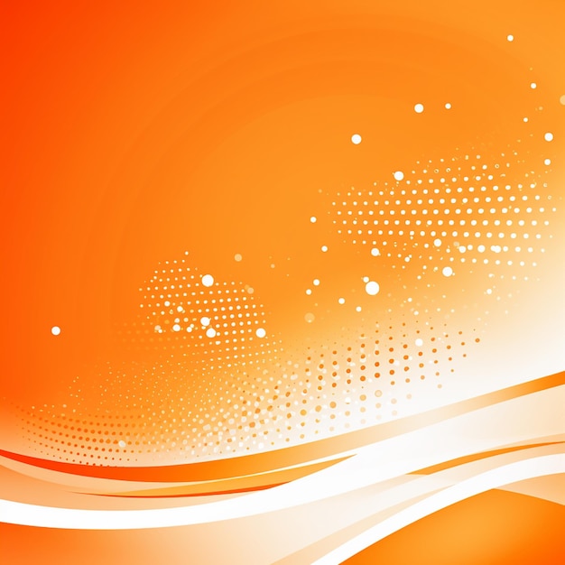 abstract orange background with lines and halftone effect