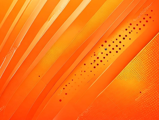 abstract orange background with lines and halftone effect