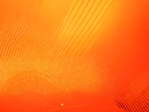 abstract orange background with lines and halftone effect