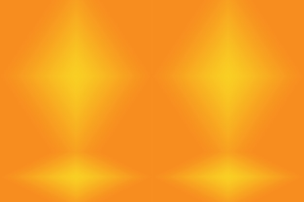 Abstract Orange background with smooth circle gradient color.