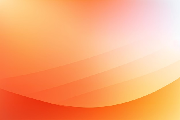 Abstract orange background with smooth lines illustration for your design