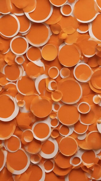 Abstract orange background with white spots for design