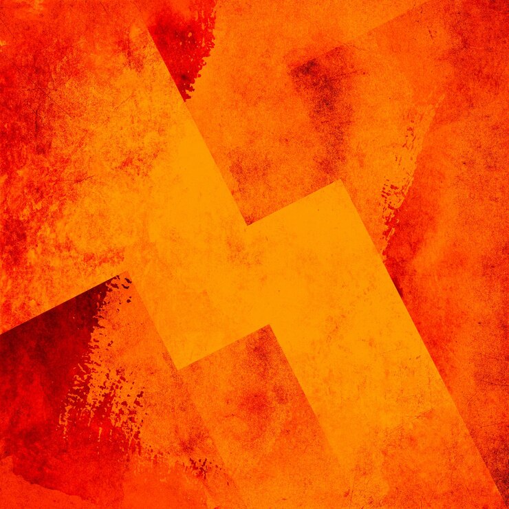 Photo abstract orange background