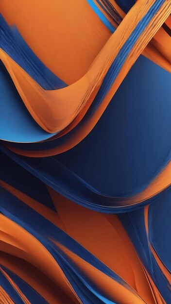 Abstract orange blue background for banner template wallpaper poster elegant website wall generative