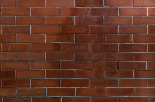 Photo abstract orange brick wall texture background