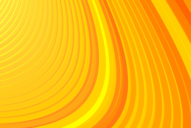 Abstract orange color curve background