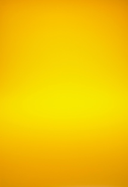 Photo abstract orange colour with yellow gradient smooth background empty space backdrop studio room