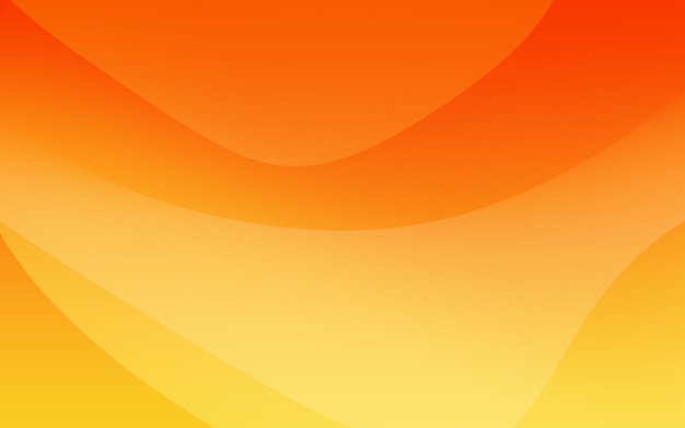 Abstract Orange Curve Background Illustration