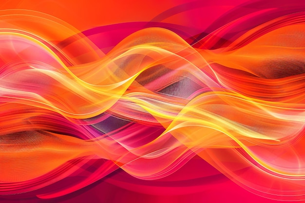 Abstract orange gradient wavy background Smooth gradient background Design