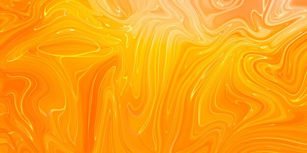 抽象的なオレンジ色のペンキの背景大理石のパターンとアクリルの質感