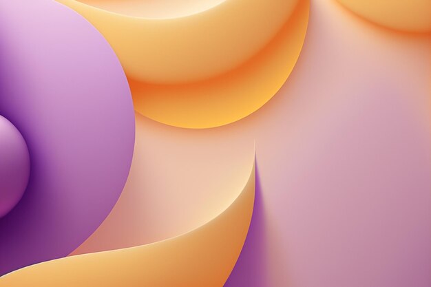 Фото Абстрактный оранжево-фиолетовый фон для баннера шаблон обои плакат элегантная стена веб-сайта generative ai