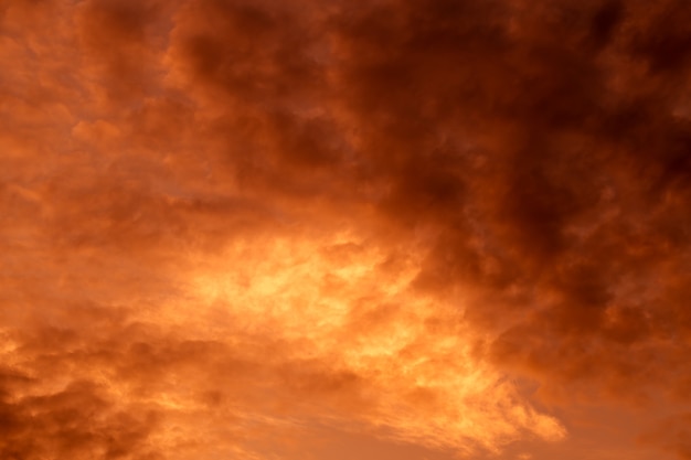 Abstract orange sky,soft focus