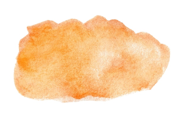 Abstract orange watercolor background