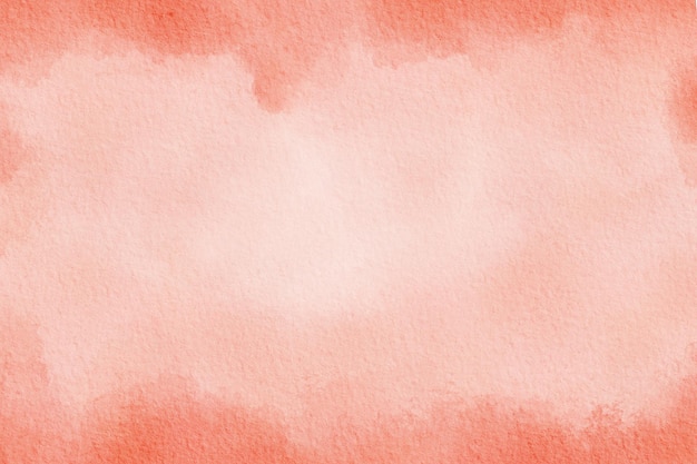 Abstract orange watercolor for background