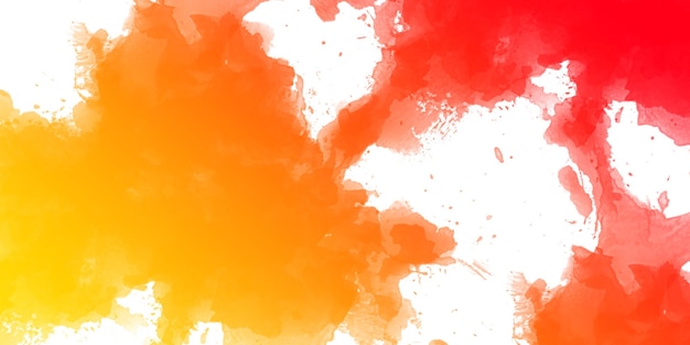 Abstract orange watercolor background