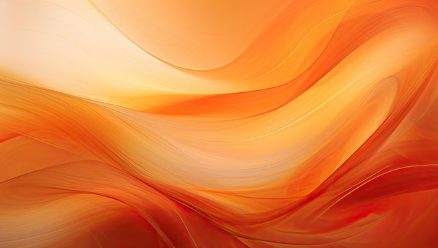 抽象的なオレンジ色の波の背景デザインのテンプレート