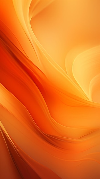 Abstract orange and white background with a curved design generative ai