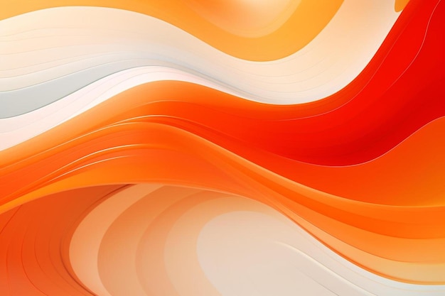 Abstract orange and white lines in a row