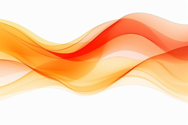Photo an abstract orange and yellow wave background