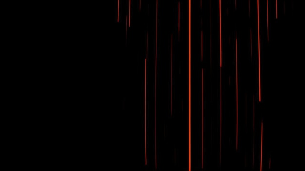 Абстрактный оранжево-черный фон с рисунком линий киберпанк hitech неоновое свечение