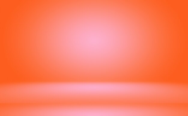 Abstract oranje achtergrond lay-outontwerp, studio, kamer, websjabloon, bedrijfsrapport met vloeiende cirkel kleur voor de kleurovergang.