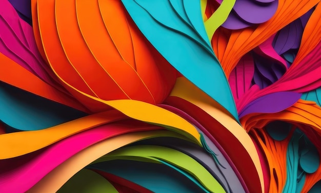 Abstract organic colorful background wallpaper