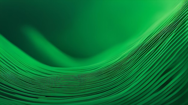 Abstract organic green lines as wallpaper background illustration Macro landscape wallpaper Wave