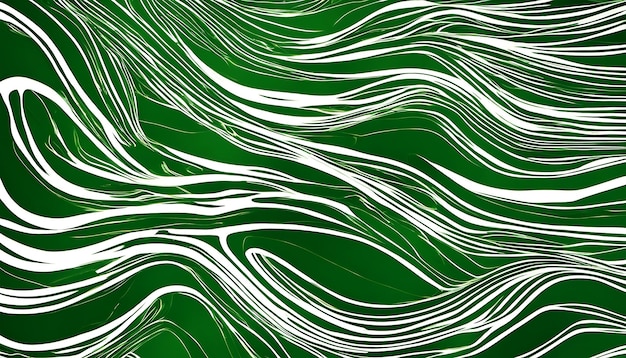 바탕 화면 배경 그림으로 추상 유기 녹색 라인