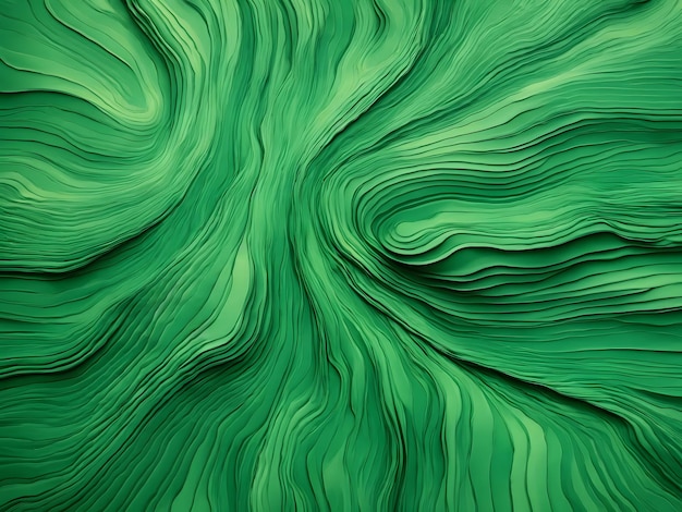 Abstract organic green lines as wallpaper background