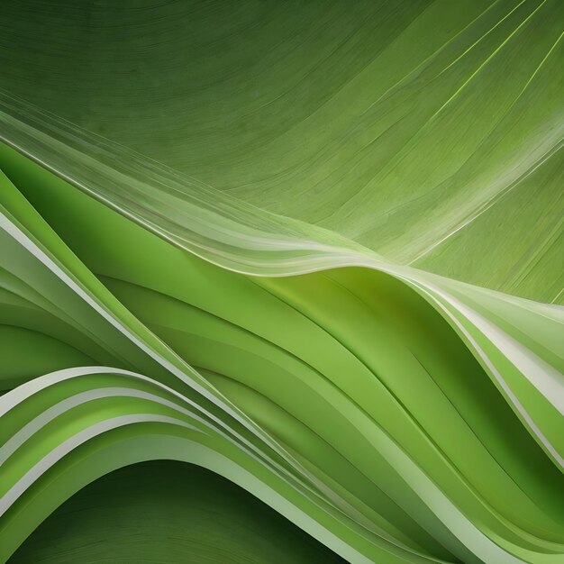 Abstract organic green lines as walpaper background illustration