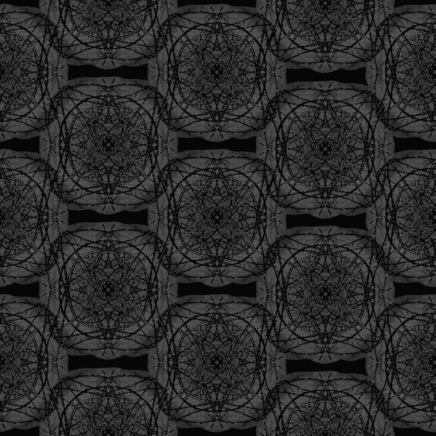 Abstract ornate geometric grid background Geometrical seamless pattern