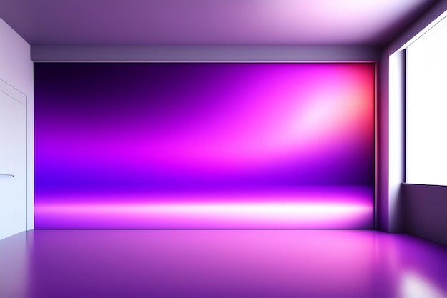Abstract paarse kleurverloop studio achtergrond voor productpresentatie