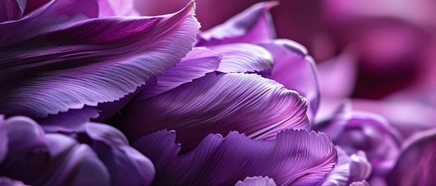 Foto abstract paarse tulpenblaadjes golven